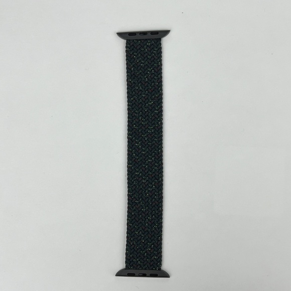 Braided Loop Apple Watch Strap - Black with coloured speckles - Picture 2 of 2